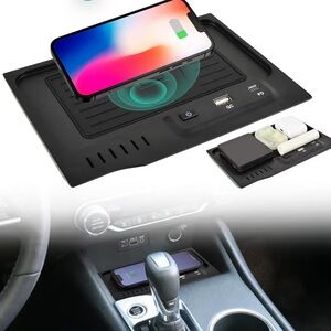 Wireless Charger for 2019-2024 Nissan Altima L34 Style Accessories, USB-A USB-C